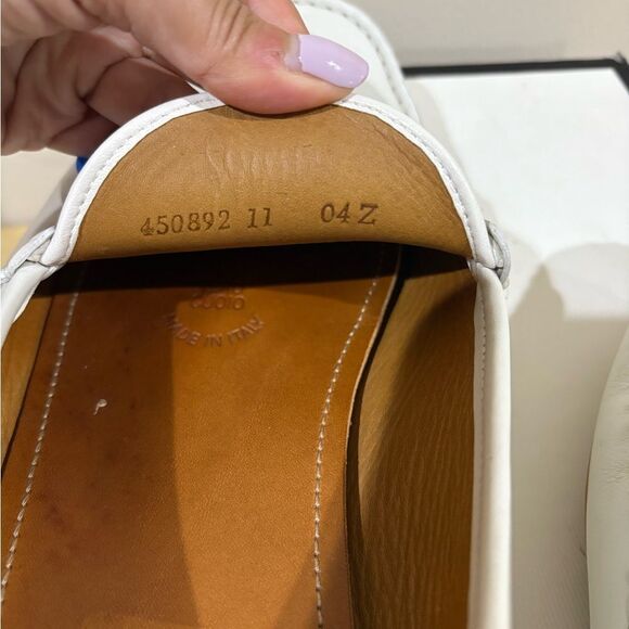 Gucci Driver Loafers White